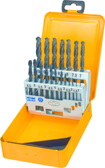 Dewalt HSS Metallbor Set 19 stk med Sortoksidert Spiralbor