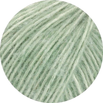Lana Grossa Natural Alpaca Pelo Garn 014 Mint Flekket