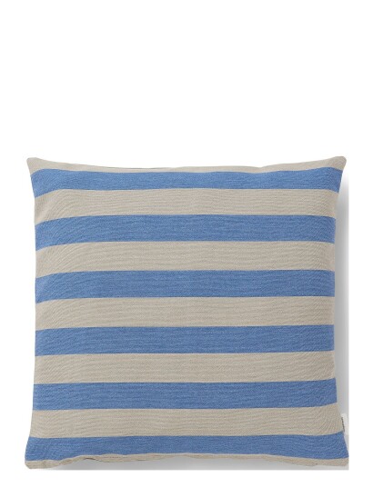 compliments Outdoor Stripe Cushion   Blue   45X45CM
