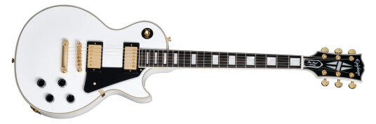 Epiphone Les Paul Custom Alpine White Incl Hard Case Epiphone Les Paul Custom Alpine White Incl Hard Case