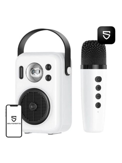 SoundPEATS Wireless Bluetooth Speaker Hi-sing Hvit
