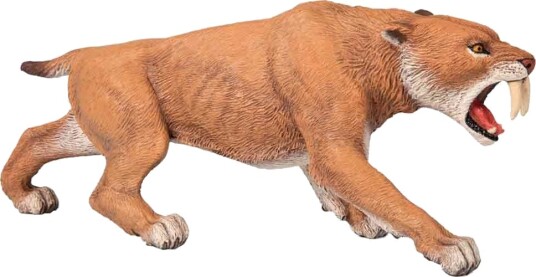 Papo Smilodon L: 16 cm Papo OneSize Lekedyr Brun