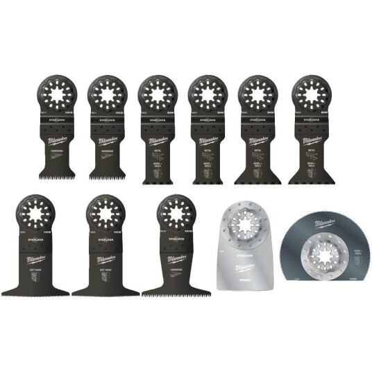 Milwaukee 48906090 Verktøysett 11 deler, Maskintilbehør & forbruk Milwaukee 48906090 Verktøysett 11 deler, Maskintilbehør & forbruk