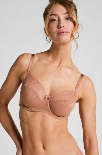 Hunkemöller Uvattert bh med bøyle Sophie Brun