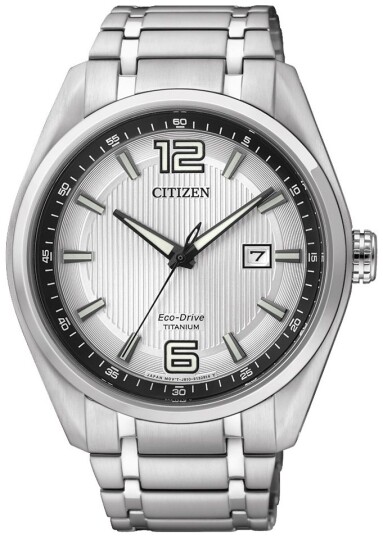 Citizen Herreklokke AW1240 57B Titanium Sølvfarget/Titan Ø42 mm Citizen Herreklokke AW1240 57B Titanium Sølvfarget/Titan Ø42 mm