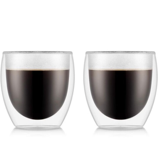 Bodum Pavina glass med dobbelt vegg 2 pakn. 25 cl