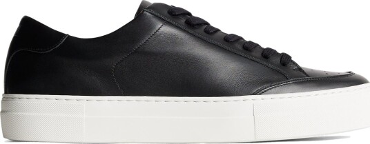 J. Lindeberg Art Signature Leather Sneaker Black 44 J. Lindeberg Art Signature Leather Sneaker Black 44