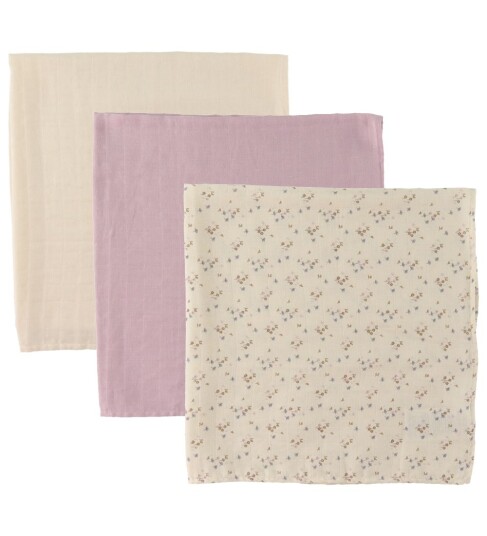 Pippi Økologiske Stoll Bleier 3-pakning Burnished Lilac