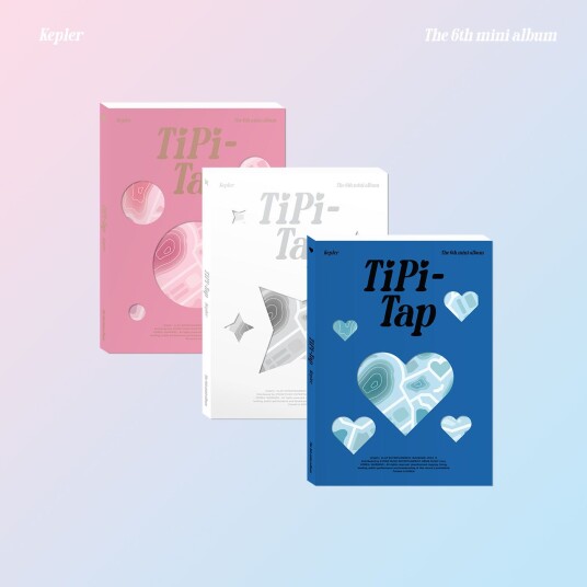 Kep1er  TipiTap  Random Cover  incl. 80pg Photobook, Folded Solo Poster, Lyric Sticker, Photocard + Folded Poster  CD