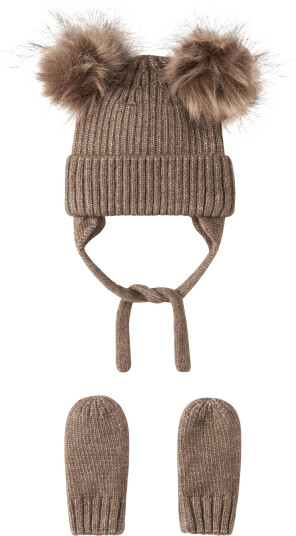 Name It Nbnmora Knit Set   Brown   34 39
