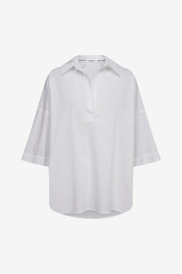 Co’couture Bluse PrimaCC Pullover Shirt Hvit