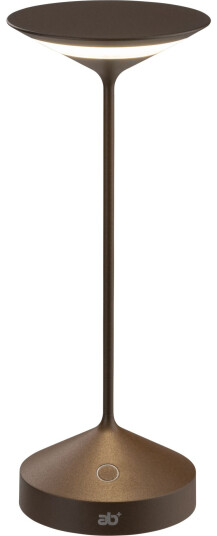 Ab+ Tempo LED bordlampe 28 cm 2,5W Corten
