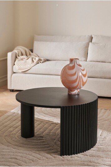 Ellos Home Sofabord Bisselina diameter 80 cm Svart