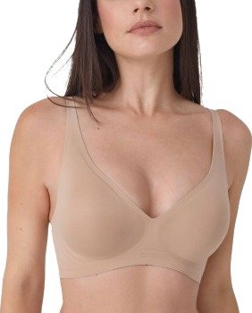 sassa BH Bonded Micro Soft Bra Sand X Large Dame