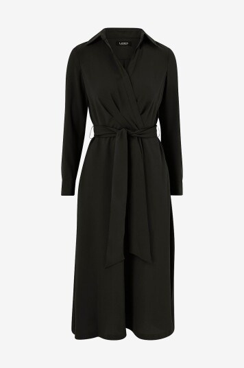 Lauren Ralph Lauren - Kjole LD Transition Drk Olive Dress - Svart