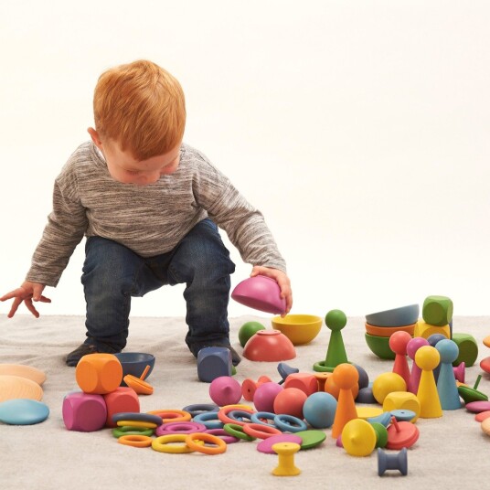 TickiT Montessori regnbue sett 84 deler