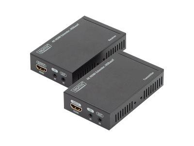Digitus 4K HDMI Extender Set HDBaseT - Video, Lyd og Infrarød - Opptil 70 m Digitus 4K HDMI Extender Set HDBaseT - Video, Lyd og Infrarød - Opptil 70 m