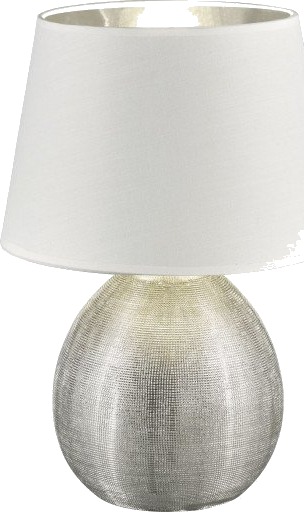 Trio Lighting Luxor bordlampe sølv 35cm Trio Lighting Luxor bordlampe sølv 35cm