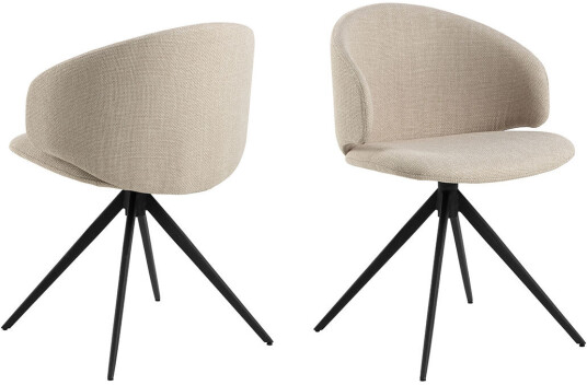 Ella spisestuestoler dreiefunksjon beige.