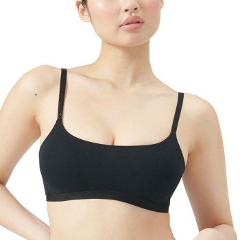 Adidas BH Sport Active Essentials Scoop Bralette Svart bomull Large Dame