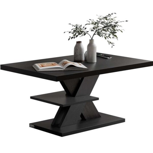Salongbord Detroit 90x60x45 cm sort