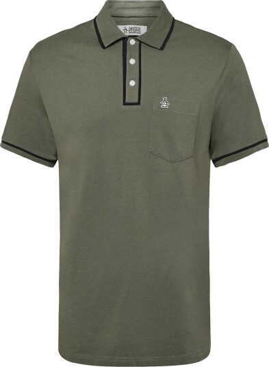 Original Penguin Earl Tncl Piq Sticke DUSTY OLIVE M Original Penguin Earl Tncl Piq Sticke DUSTY OLIVE M
