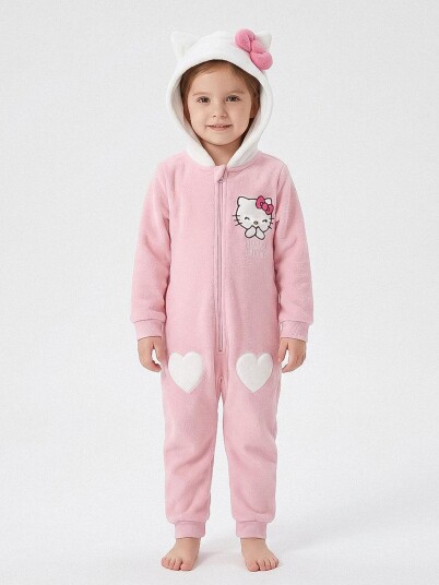 Hello Kitty Jumpsuit, Rosa, 9-10 år
