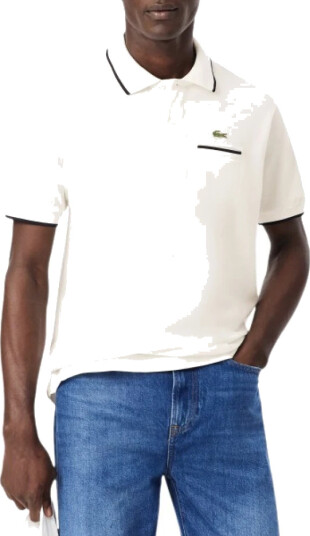 Lacoste Herre Topper Hvit 2XL, Lacoste Herre Topper Hvit 2XL,