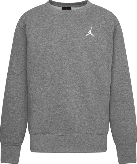 Jordan Collegegenser Crew Karbon Heather m. Logo Jordan 8 10 år 128 140 Collegegenser Grå