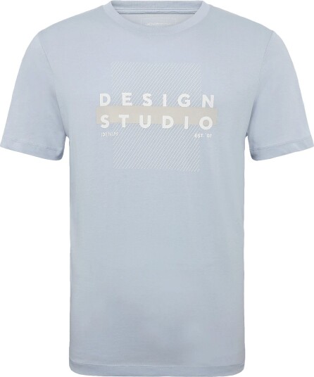 Tom Tailor Printed T Shirt Blue XL