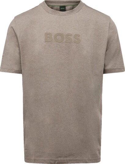 BOSS Ts_Logo LIGHT/PASTEL BROWN XS