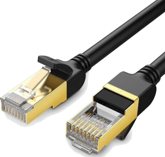 Rund Nettverkskabel Ugreen Nw107 Ethernet Rj45 Cat.7 Stp 1,5M Svart