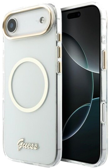 Guess IML Script Metal MagSafe Case (iPhone Air)