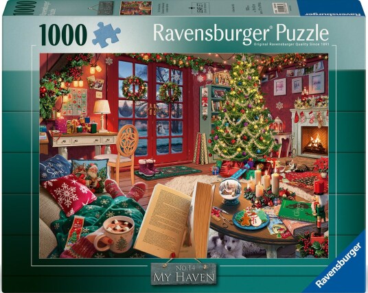 Ravensburger My Haven No14 Christmas Cabin 1000P Multi/patterned ONE SIZE