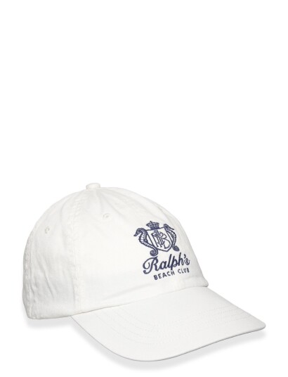Polo Ralph Lauren Ralph’s Beach Club Twill Ball Cap White ONE SIZE Polo Ralph Lauren Ralph’s Beach Club Twill Ball Cap White ONE SIZE