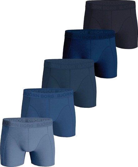 Björn Borg Boksershorts Cotton Stretch Boxer 5 pakning Flerfarget Björn Borg Boksershorts Cotton Stretch Boxer 5 pakning Flerfarget