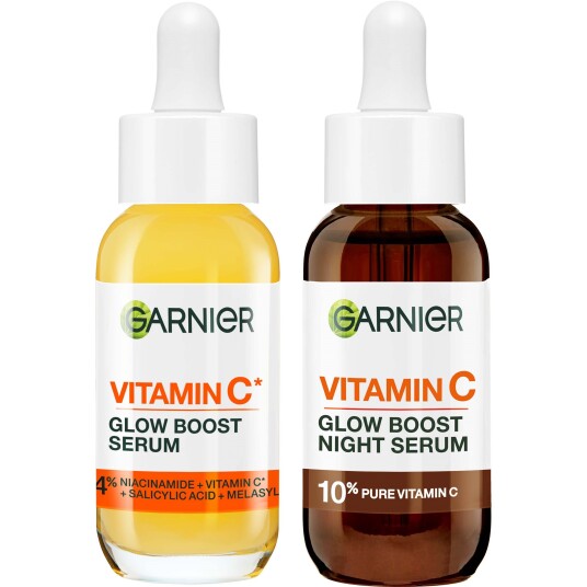 Garnier Vitamin C* Bundle Glow Boost Serum 30 ml & Night Serum 30 ml Garnier Vitamin C* Bundle Glow Boost Serum 30 ml & Night Serum 30 ml