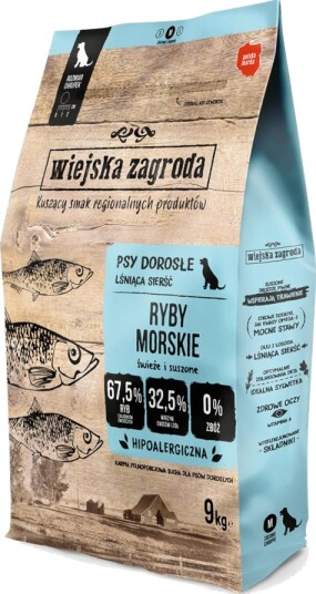 Wiejska Zagroda Tørrfôr Hvitfisk 2 X 9 kg