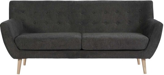 Monte sofa 3 seter mørkegrå.