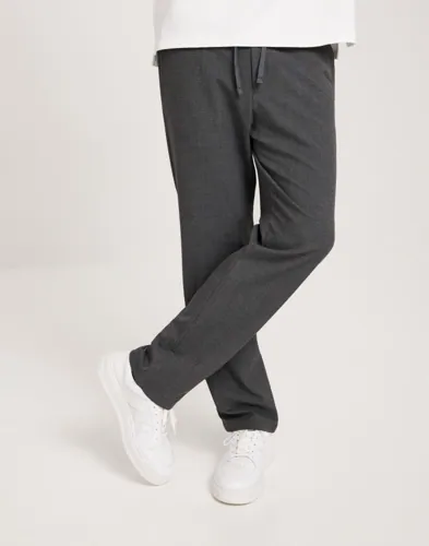 Selected Homme SLH196 Straight Robert String Pant Slacks Grå