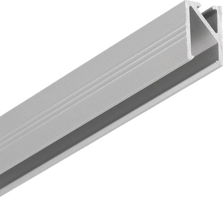 Topmet 1m aluminiumsprofil HI8 C1   Anodisert innfelt LED skinne