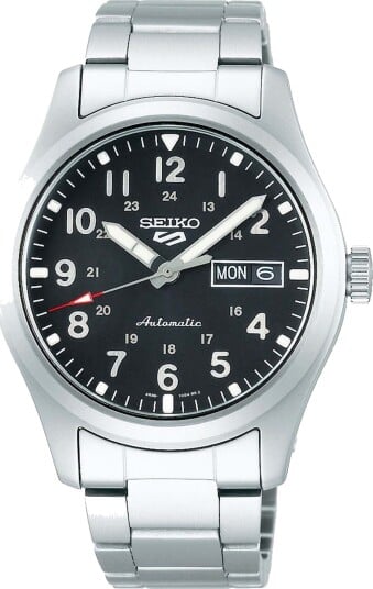 Seiko 5 Sports Herreklokke SRPG27K1 Sort/Stål Ø39.4 mm Seiko 5 Sports Herreklokke SRPG27K1 Sort/Stål Ø39.4 mm