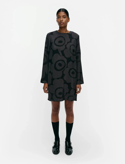 Marimekko Hienous Unikko   Black   36