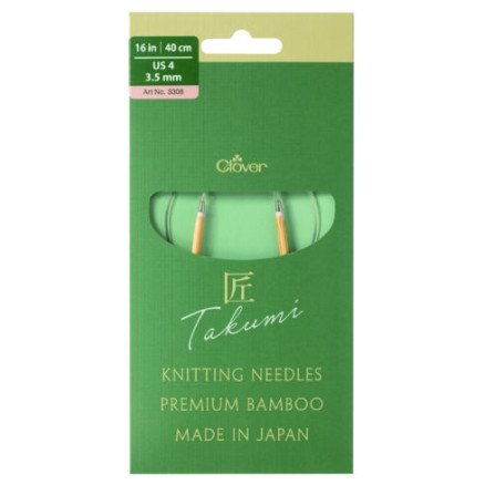Clover Takumi Pro Rundpinne Bambus med kulelager 40cm 3,5mm