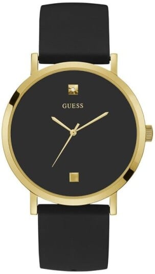 Guess Herreklokke W1264G1 Sort/Gummi Ø44 mm Guess Herreklokke W1264G1 Sort/Gummi Ø44 mm