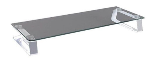 LogiLink Tabletop monitor riser glass top 560 mm long