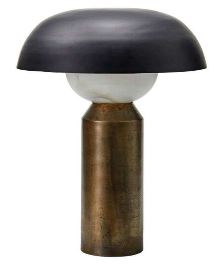 House Doctor Big Fellow bordlampe - Svart/antikk messing House Doctor Big Fellow bordlampe - Svart/antikk messing