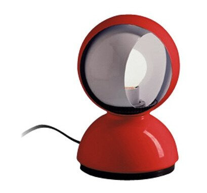 Artemide Eclisse Bordlampe, Rød