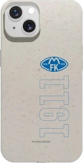 Phonecases3D iPhone 13 Molde FK komposterbart deksel, hvit