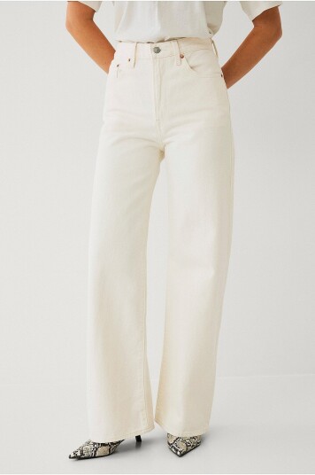 Levi's   Jeans Ribcage Wide Leg H223   Natur